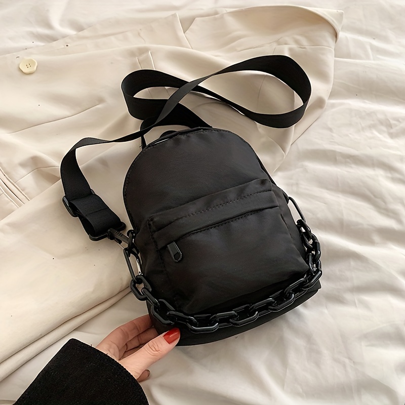 Mini mochila Nylon Colgante Paquete Bolsa Moda Hombres Bolsa de