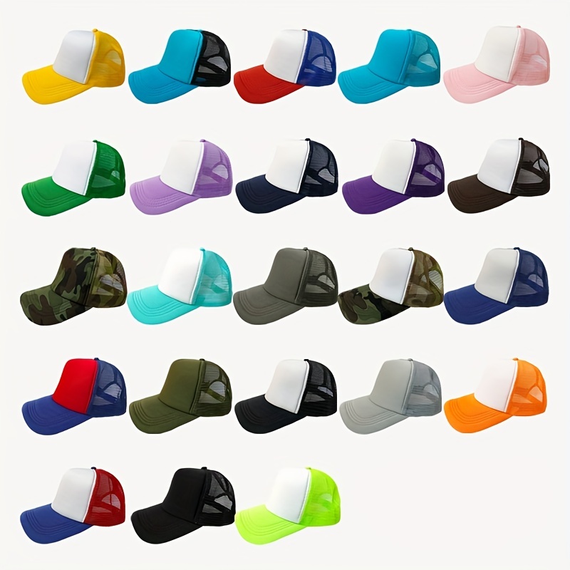 

1pc Breathable Adjustable Sponge Sun Baseball Cap For Travel, Ideal Choice For Gifts