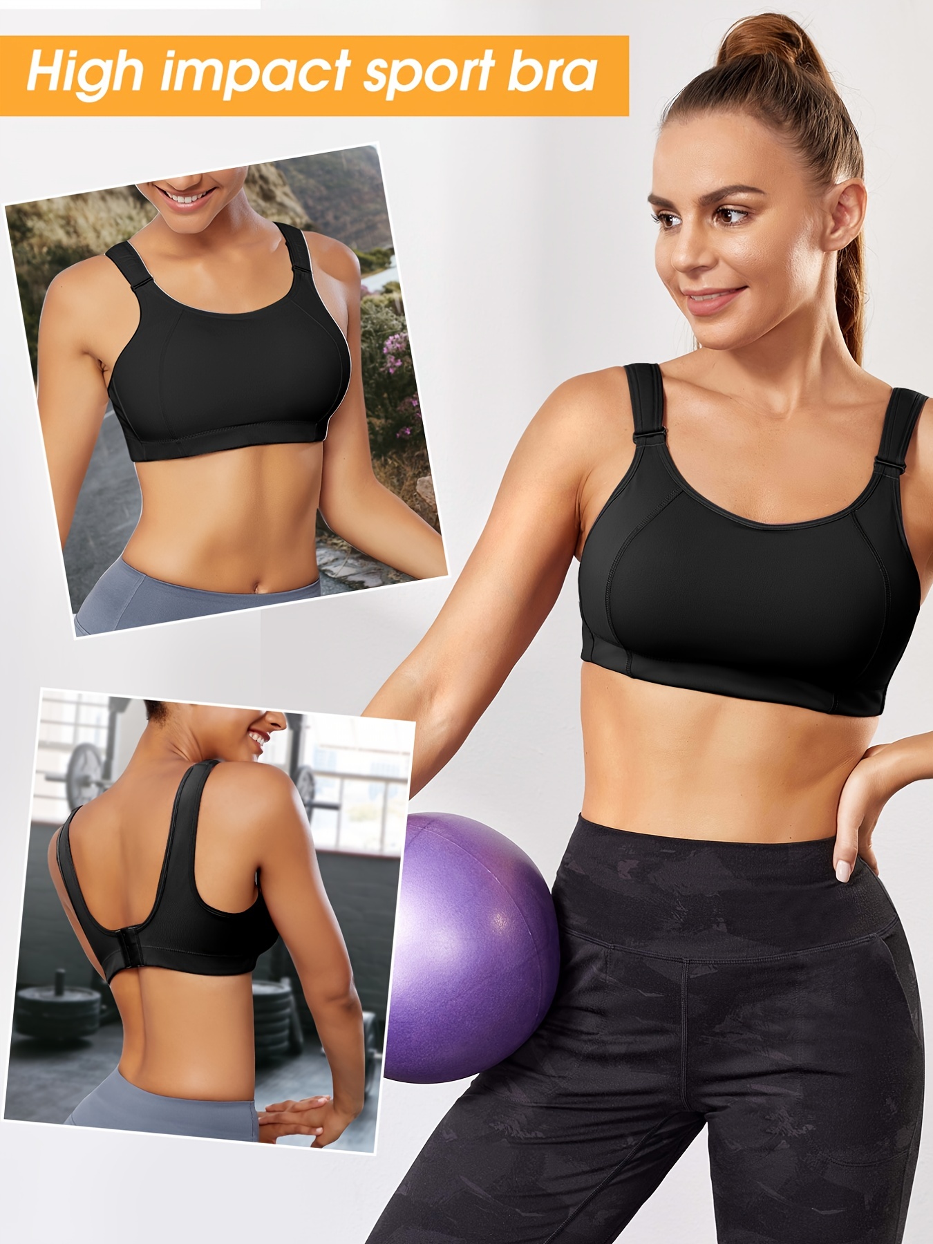 Liebeimmer Sports Bras for Women Trendy Short Sleeve Workout Crop