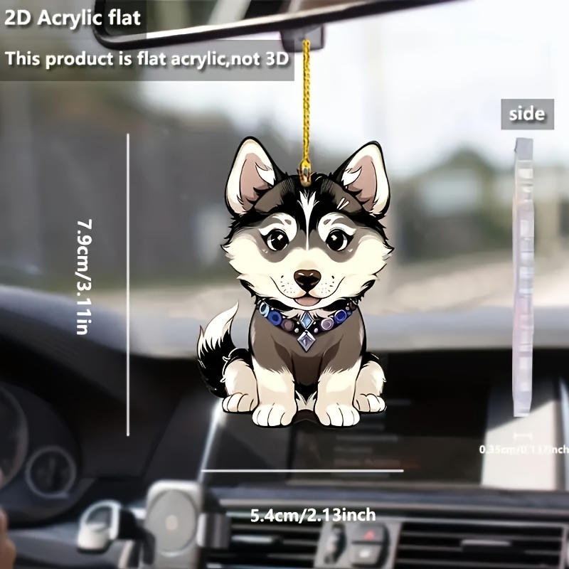 Tier Haustier Liebhaber Acryl Auto Rückansicht Anhänger