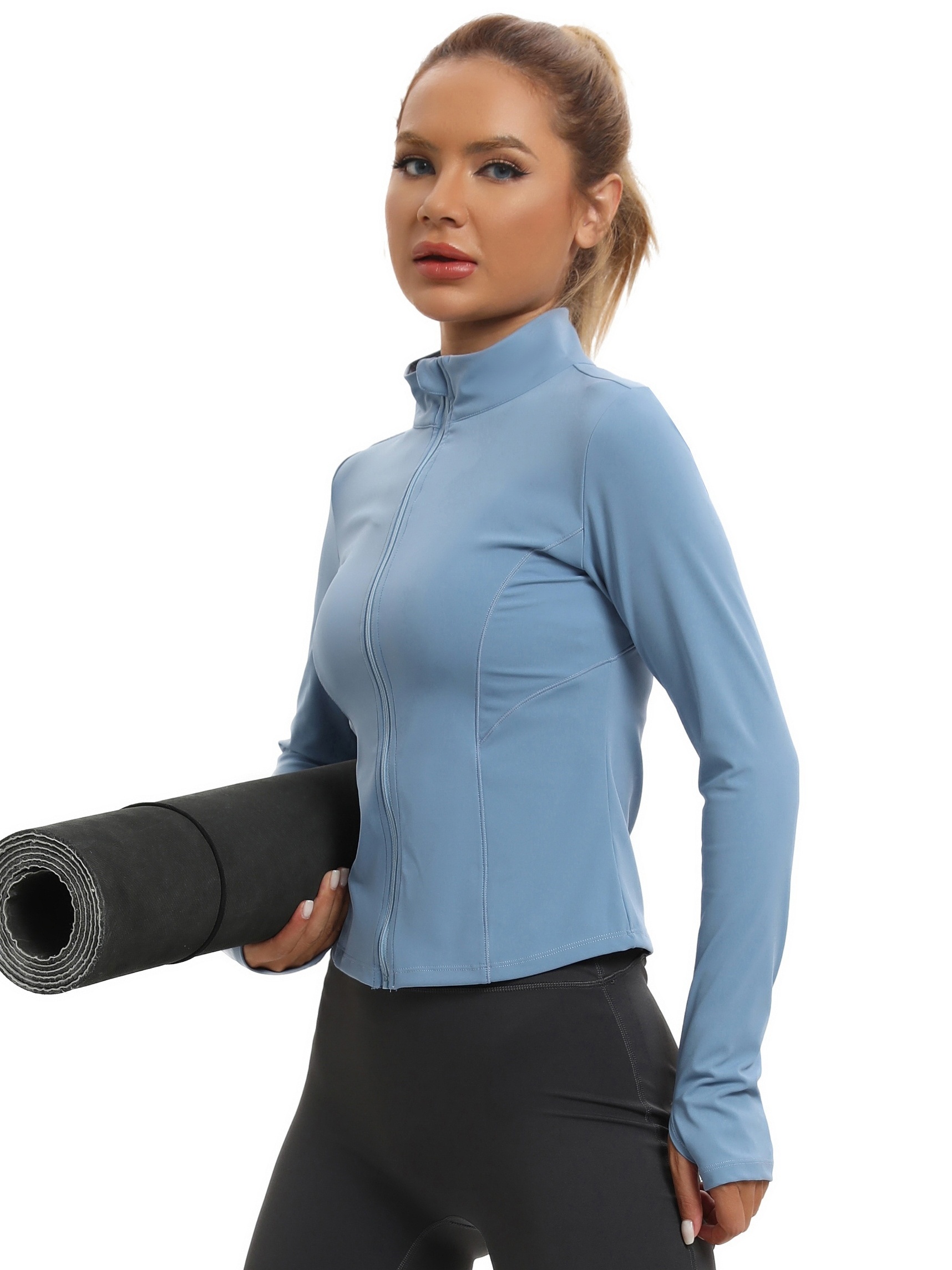 Women Yoga Shirts Solid Sport Crop Top Fashion T Shirt Gym Workout T-shirts  Short Sleeve Fitness Fast Dry Sportswear