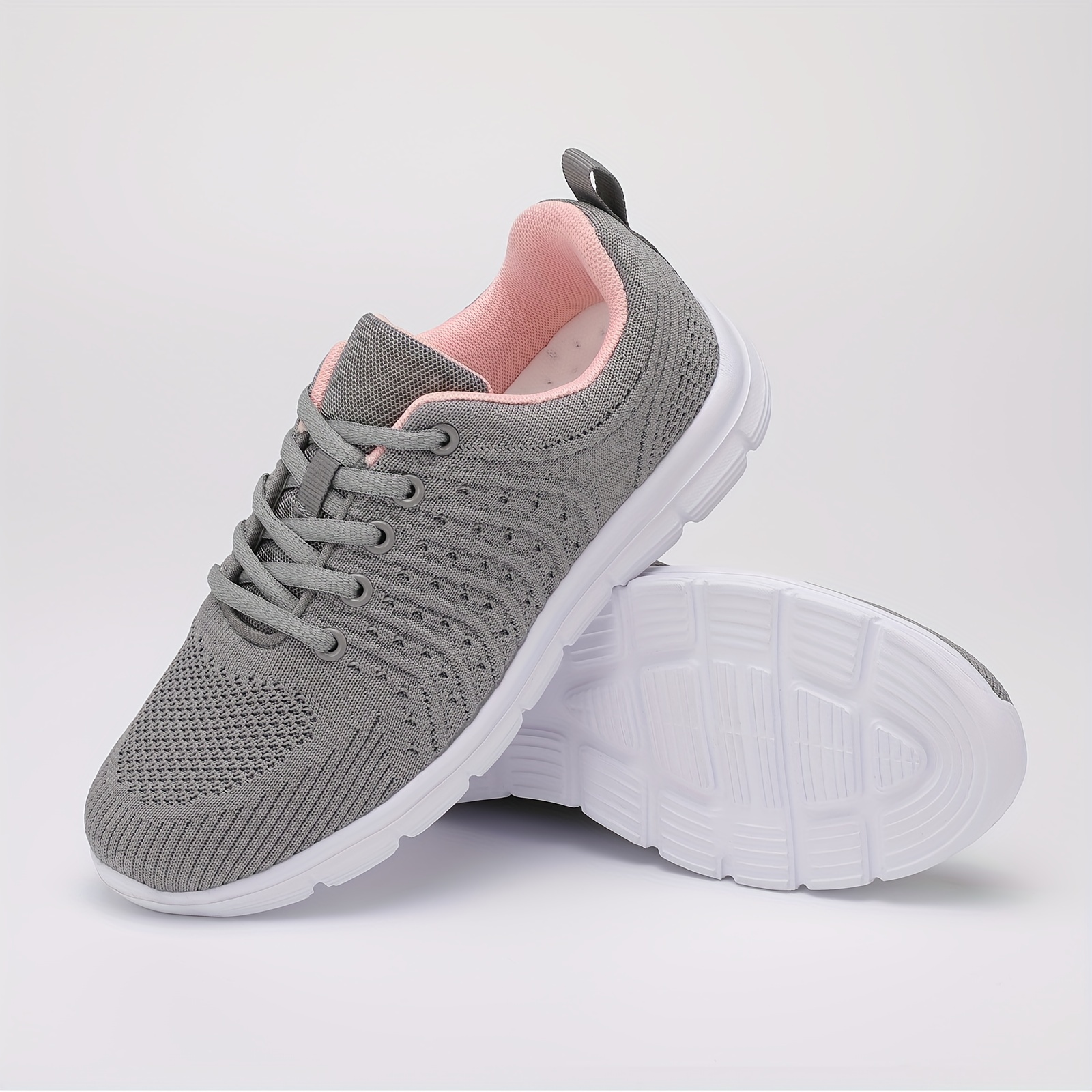 Zapatillas deportivas bajas para mujer, cordones cómodos para correr y  tenis, zapatillas casuales para caminar al aire libre