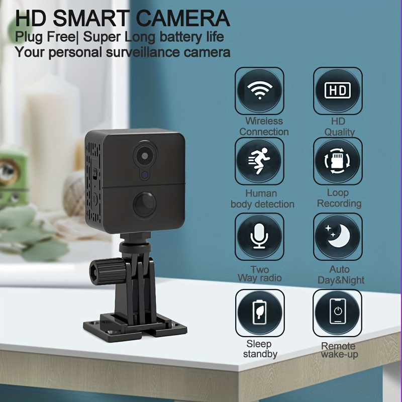 Mini cámara web A9, 1080p HD, edición nocturna, cámara de