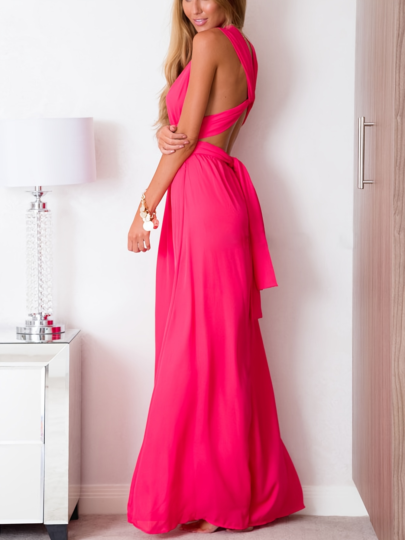 Flirty pink best sale brand maxi dress