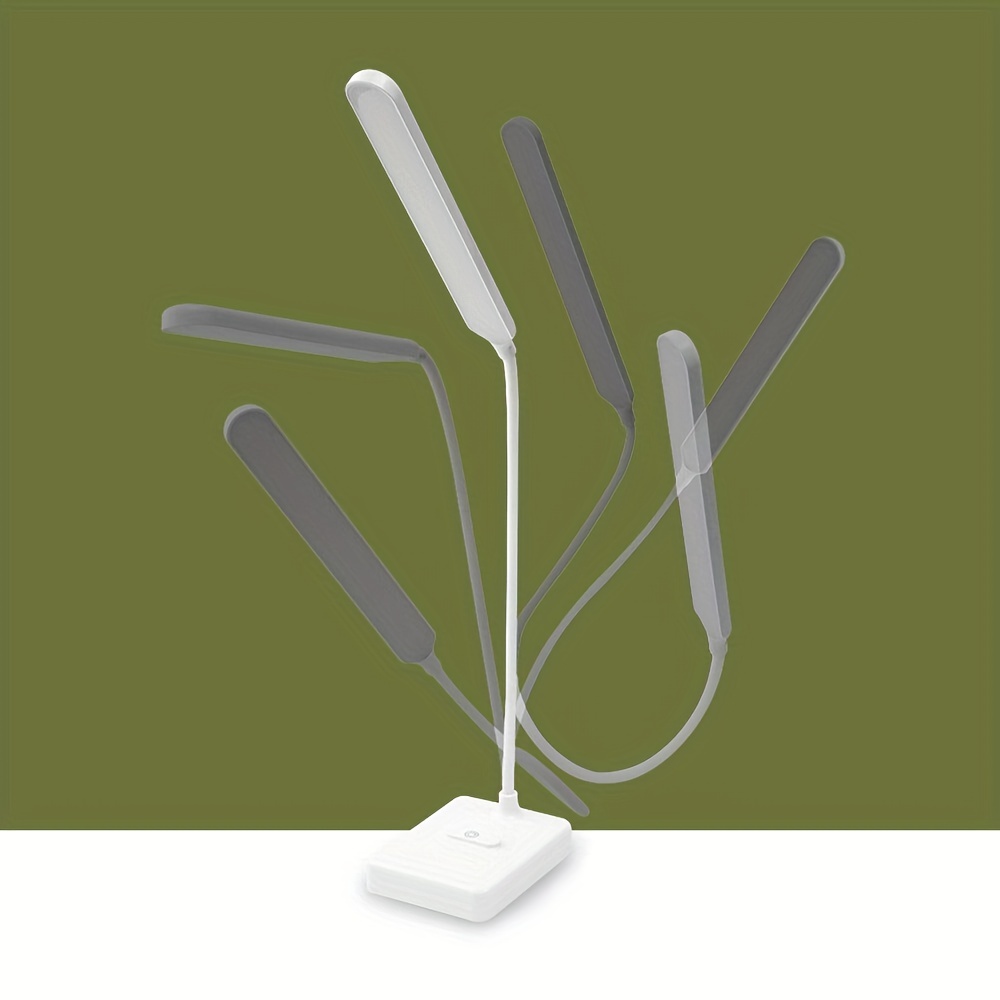 Lámpara Escritorio Led Táctil Recargable USB + Organizador