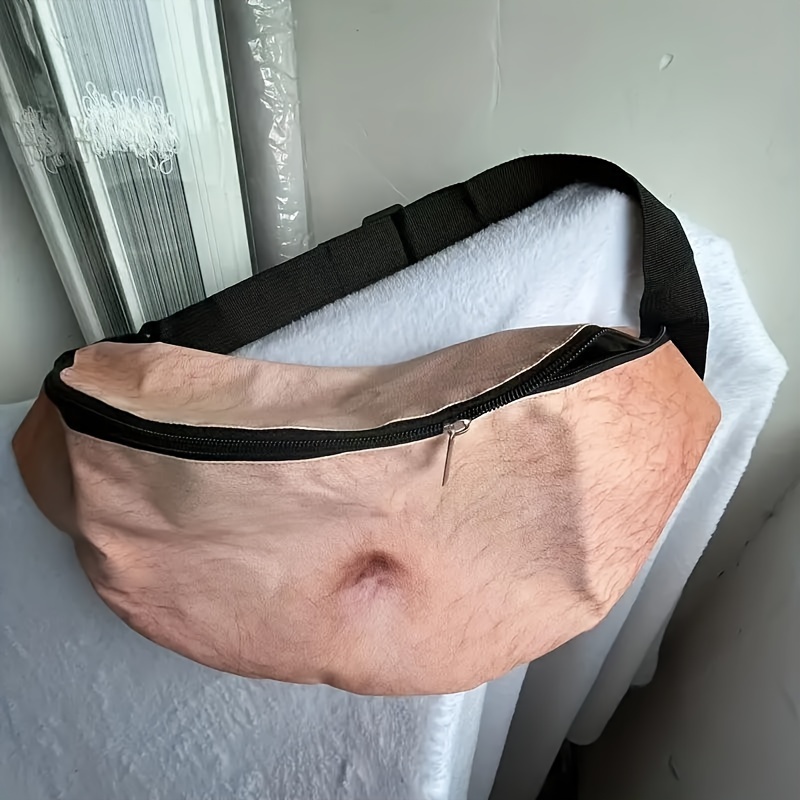 Artificial Belly Waist Bag With Adjustable Band