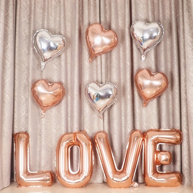 9pcs Set Palloncini Love Decorazioni San - Temu Italy