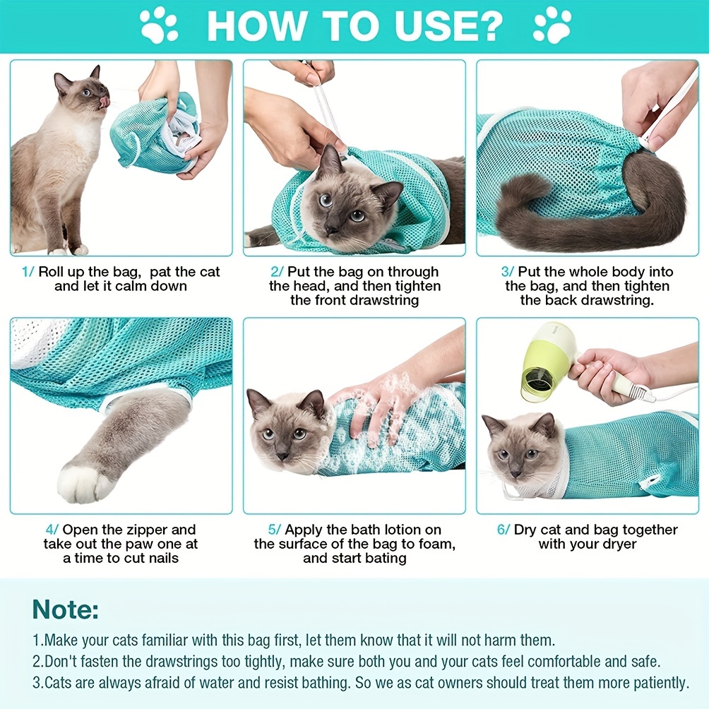 Cat Bag for Easy Baths