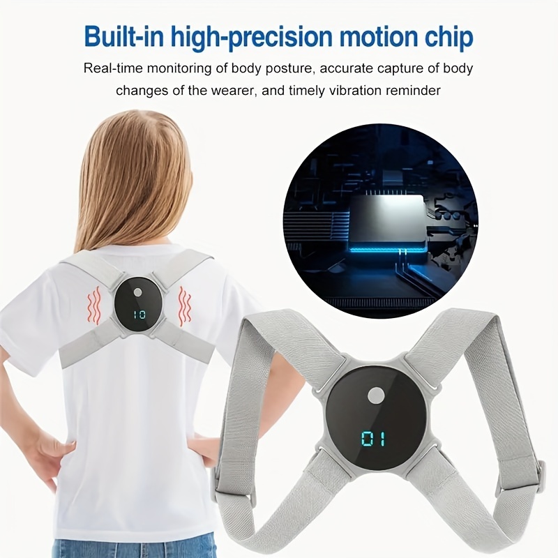 Smart Posture Corrector Belt with Intelligent Detection Vibration Reminder  Sensor - Techno Health