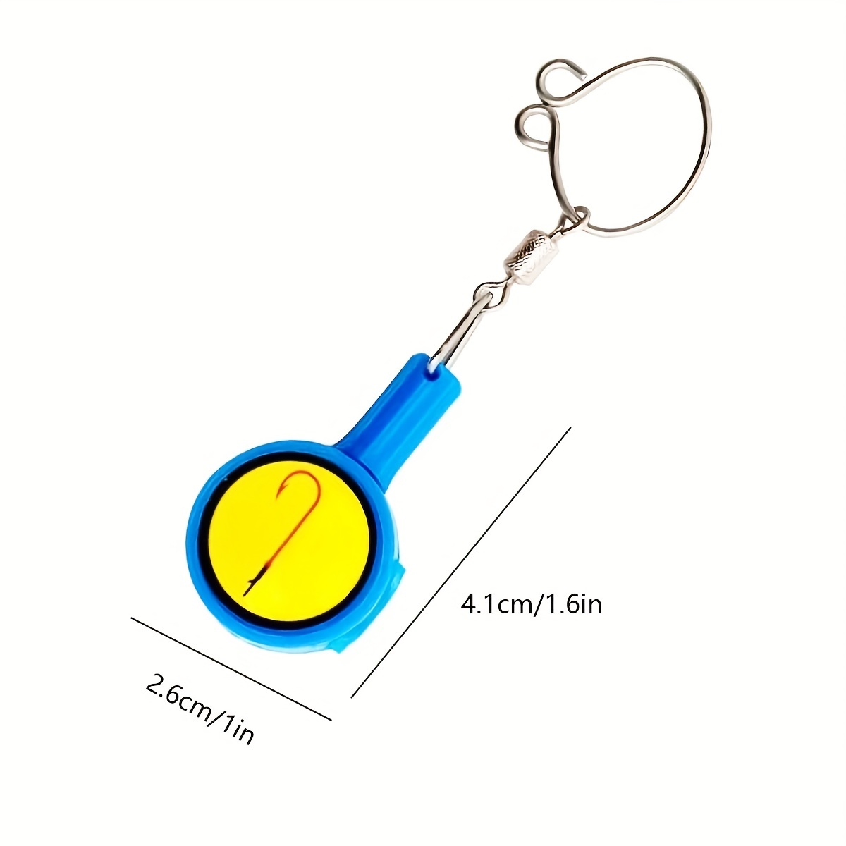 Fly Fishing Knot Tying Tools Quick Knot Tool For Fishing Hooks, Lures(1pcs,  Blue)