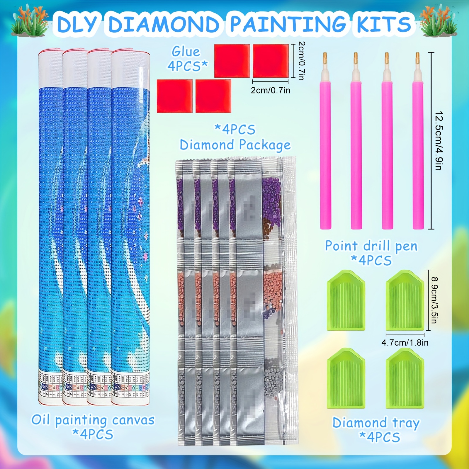 Ocean Diamond Painting Kit 5d Diamond Art Set, Painting With