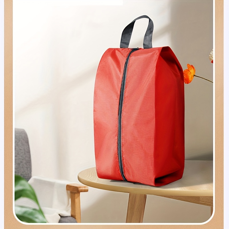 Simple Hounstooth Shoe Bag For Travel Bolsa De Zapatos - Temu