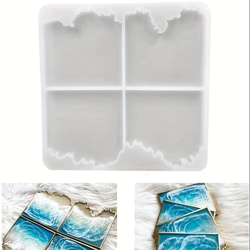 Resin Coaster Molds Silicone Coaster Molds Epoxy Resin Geode