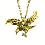 1pc Hip Hop Cool Street Jewelry Vintage Men's Party Daily Necklace Flying Eagle Pendant Necklace