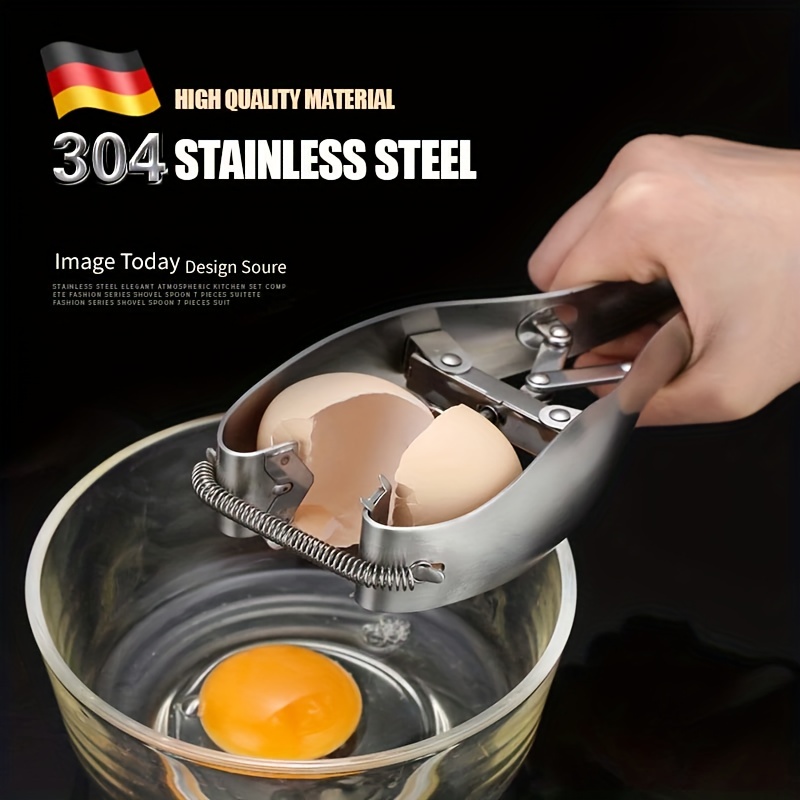 2 In 1 Multifunctional Egg Cutter Stainless Steel Egg Slicers Chopper Fancy  Splitter Egg Cutting Food Processors Kitchen Gadgets