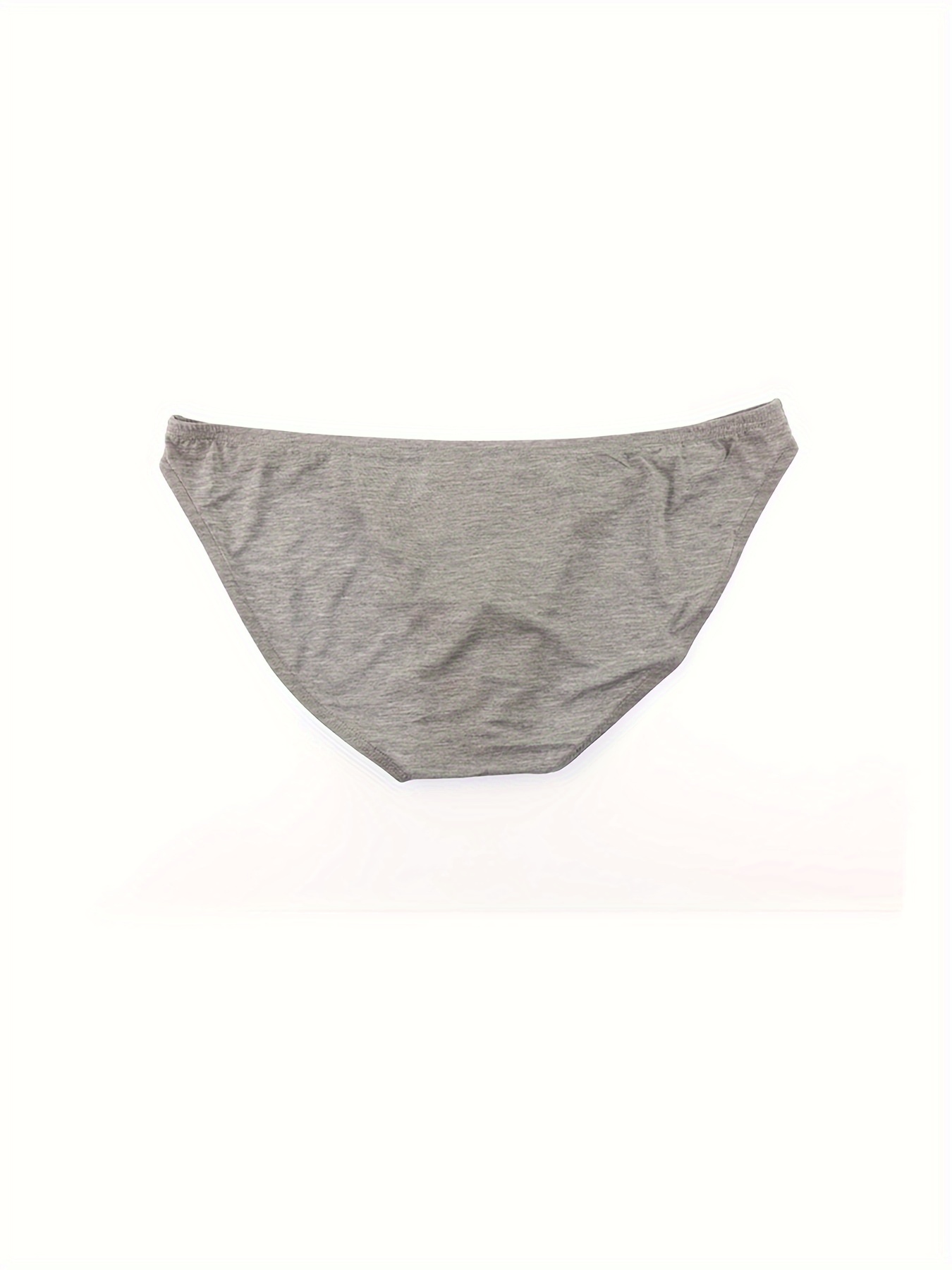 Men's Comfy Tanga Briefs Sexy Bulge Pouch Panties Cotton Bikini Underwear