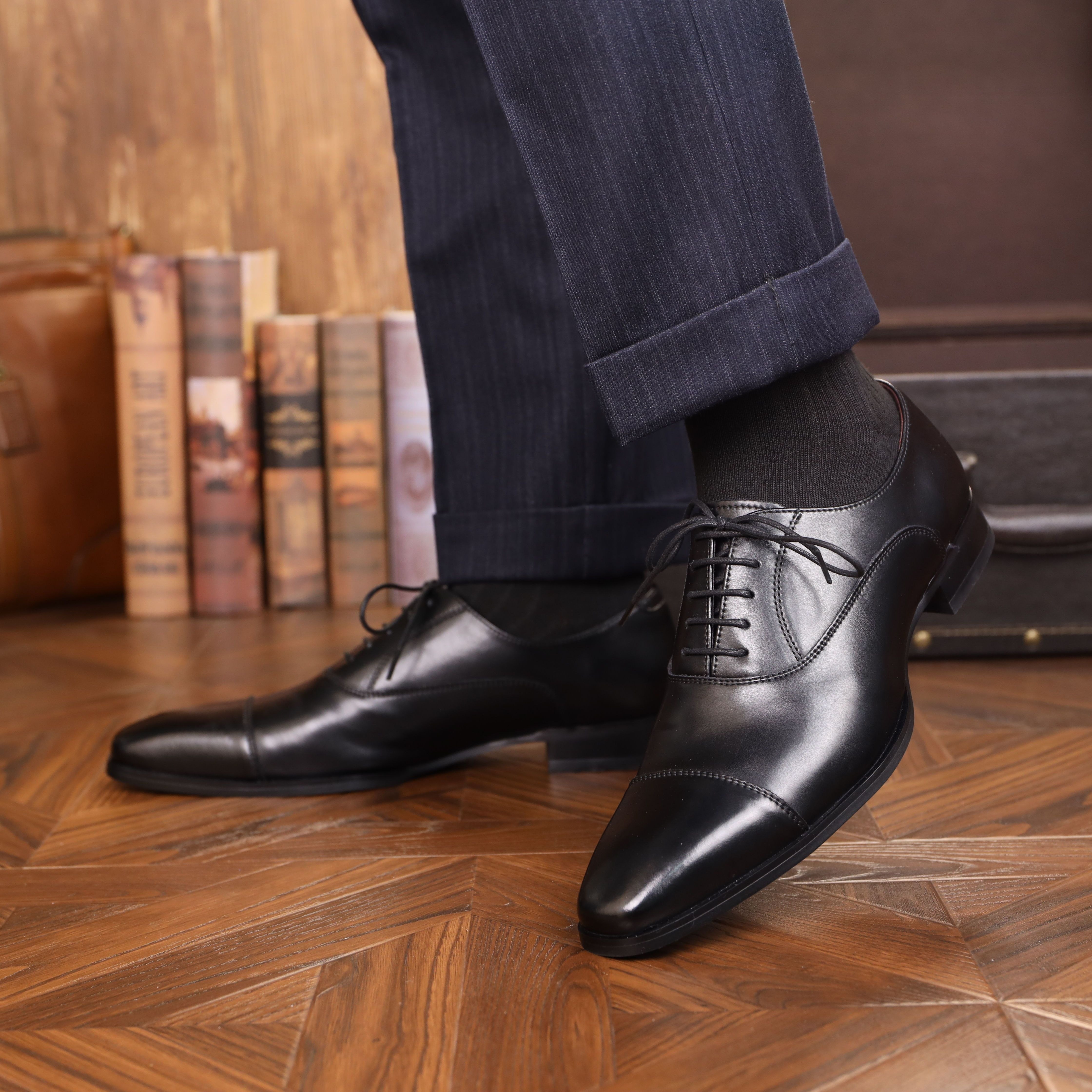 best men's black dress shoes Samuel Hubbard DressFast 7 Men's Black main image 1