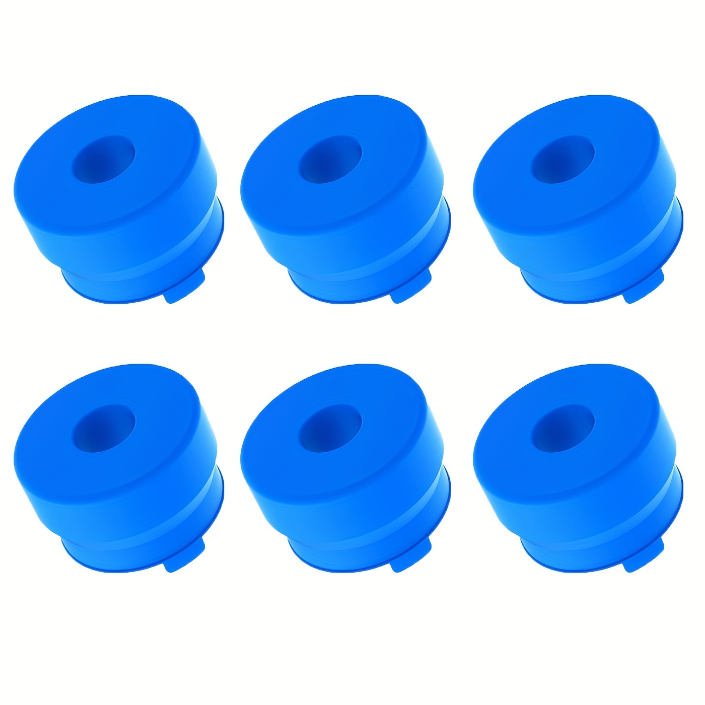 Bouchons de bouteille d'eau / pichet de 5 gallons réutilisables - Couvercle  de pichet en silicone durable pour bouteilles de 55 mm (paquet de 2/4)