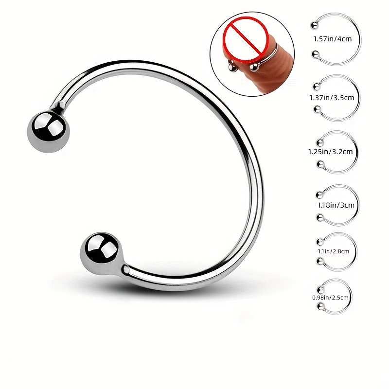 Metal Stainless Steel Cock Rings Scrotum Ring for Men Adult Sex Penis  Weight Testicle Ring Sex Toys for Couples (4cm/1.57in) : : Health  & Personal Care
