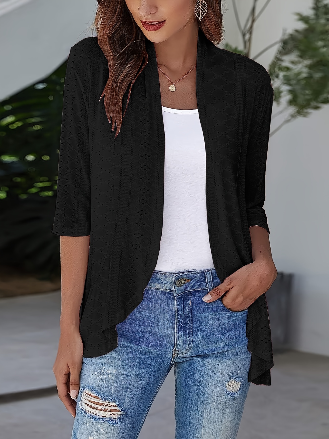 Ruffle cardigan clearance