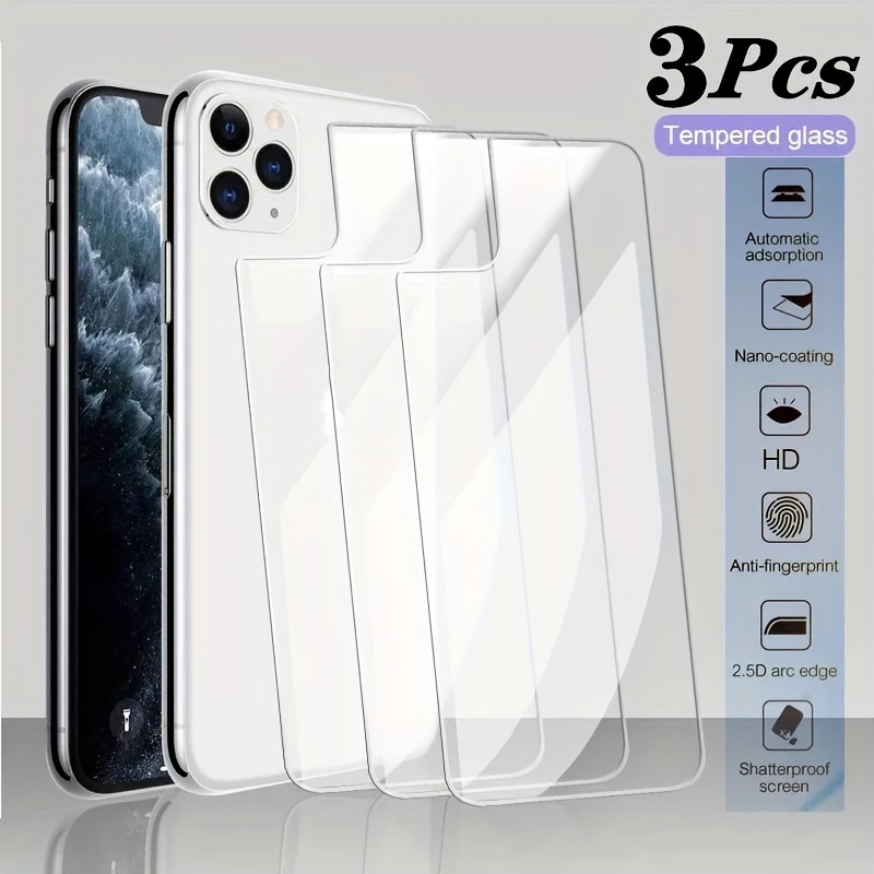 Cristal templado trasero para iPhone 14 Pro Max 14 Plus 9H, película  protectora de pantalla antiarañazos para iPhone 14 Pro Max 14 Plus, 1/2  Uds. - AliExpress