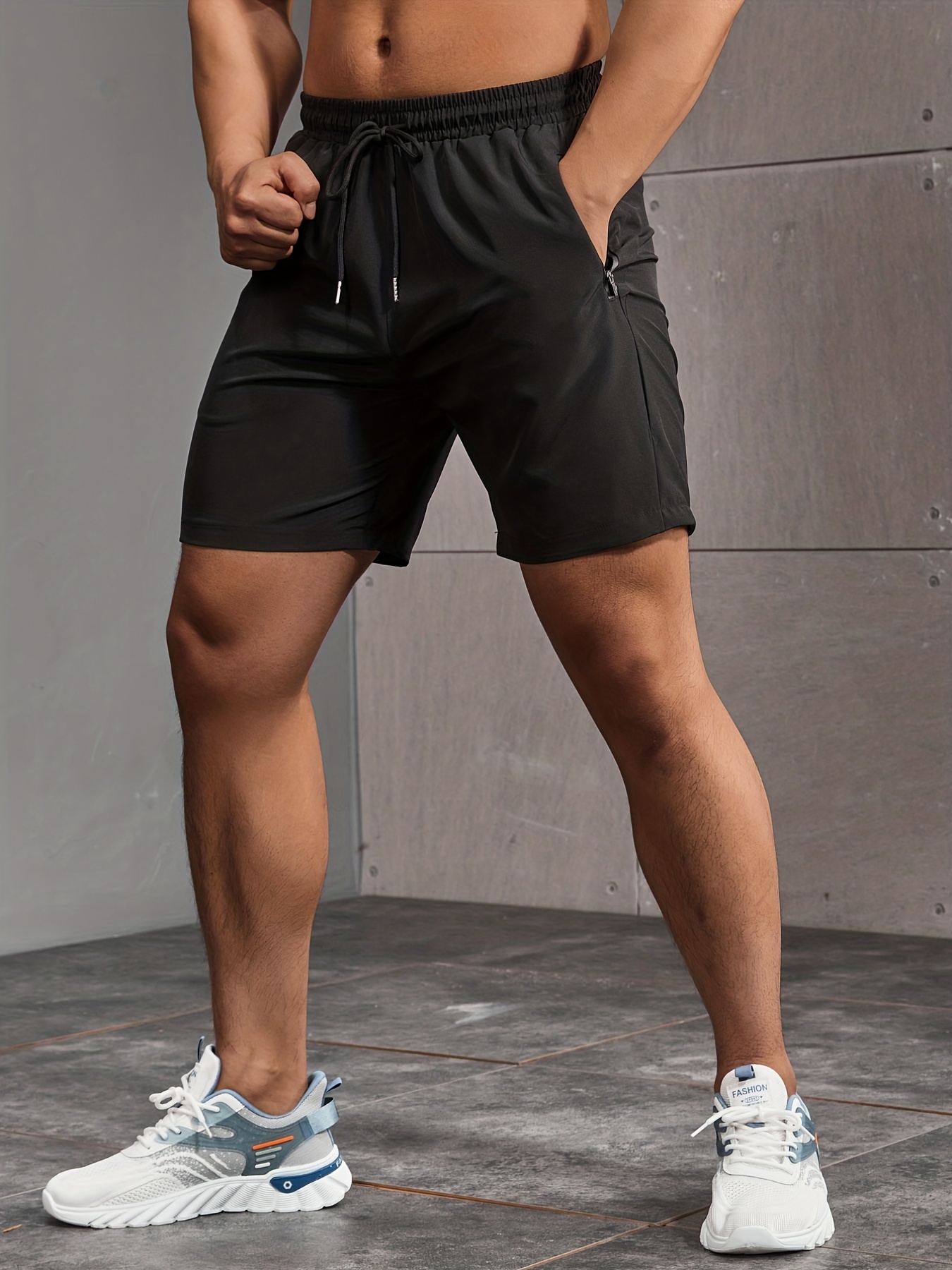  Pantalones cortos deportivos para hombre, de secado