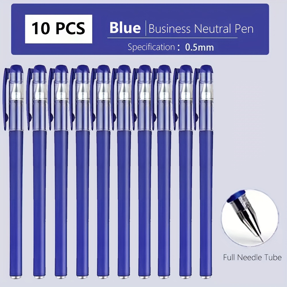 Blue Purple 3 Gel Pen And Highlighter Pen Set