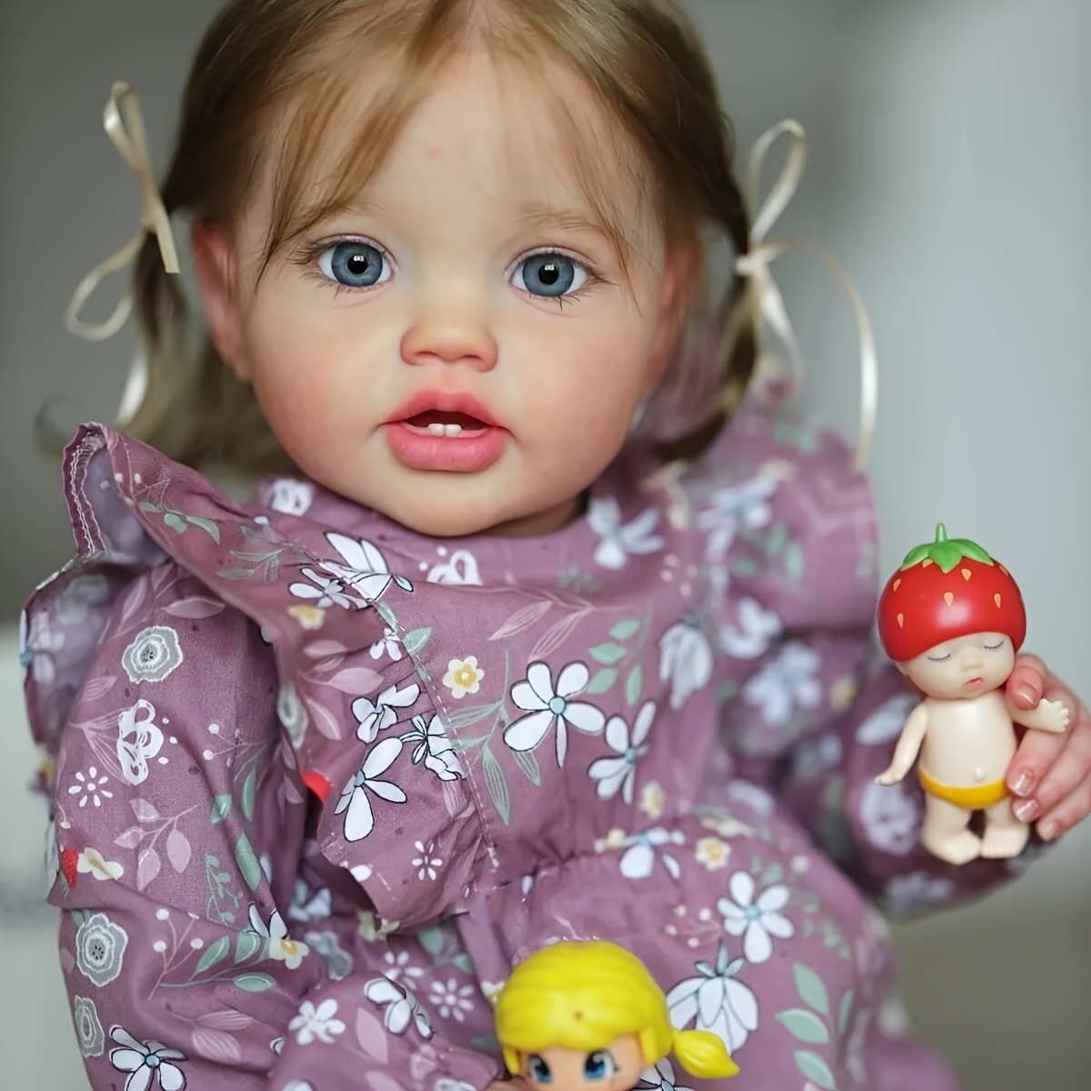 60CM Bebe Reborn Toddler Girl Doll Tutti Finished Doll Hand Paint Bebe Doll  3D skin multiple Layers Painting Visible Veins - AliExpress