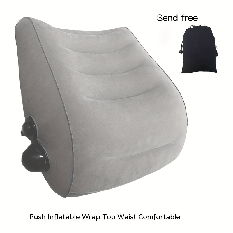 Almohadas inflables de viaje para avión, almohada de cuello inflable para  dormir, artículos esenciales de viaje en avión para apoyo de vuelo largo