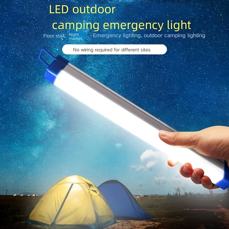 1pc ポータブル LED ロングストリップ緊急ライト、USB 充電磁気