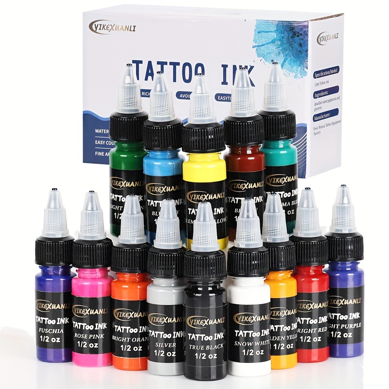 Tatooine 40 Colors Tattoo Ink Set Pigment Kit Tattoo Paints Tattoo Supply  for Tattoo Kit-5ml