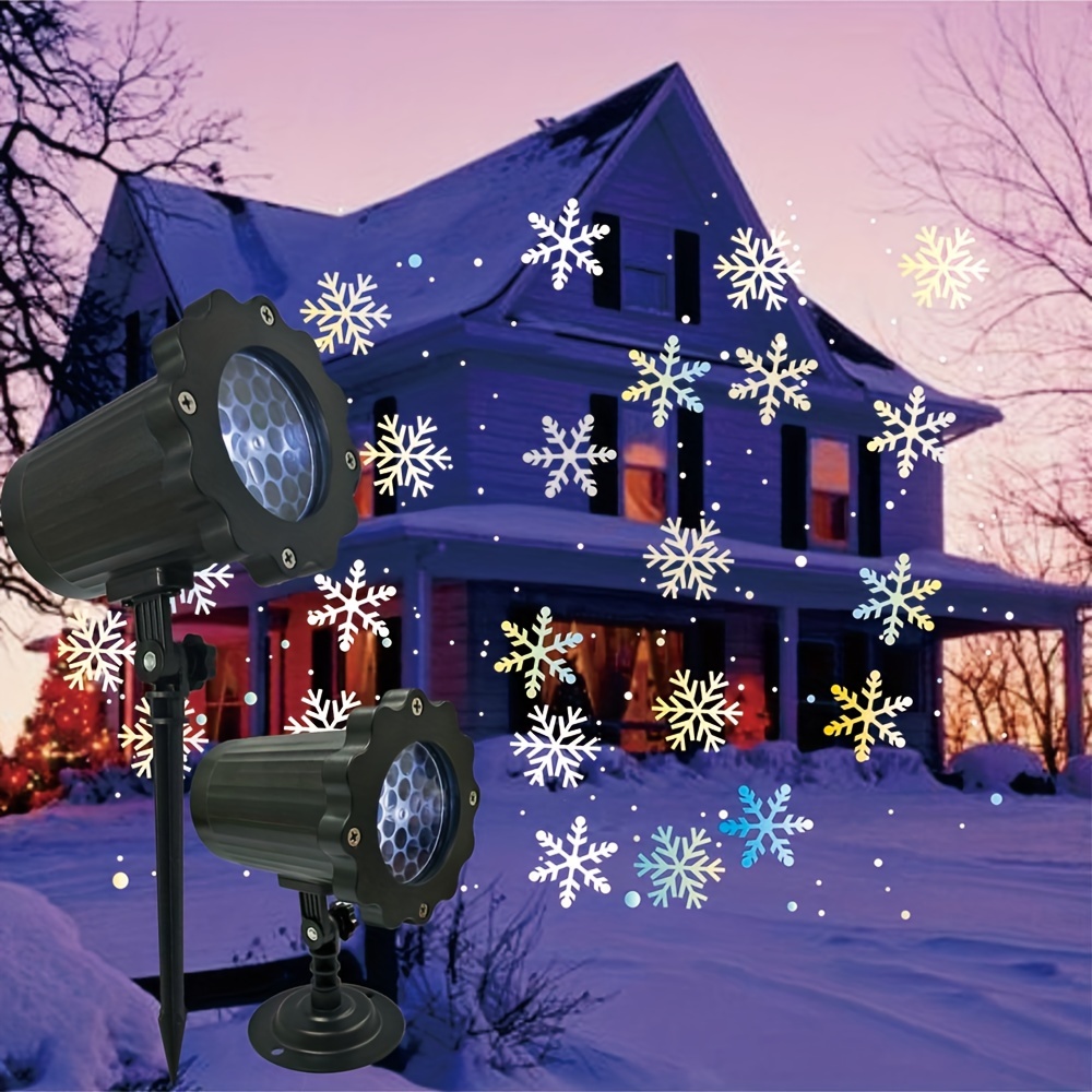  Christmas Projector Lights Outdoor, Waterproof