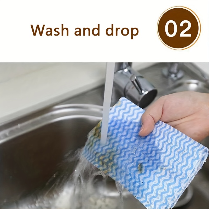 Thickened Dish Cleaning Wipes - Disposable Cleaning Towels For
