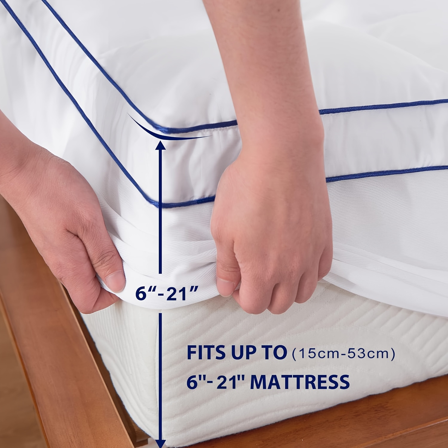 1pc mattress topper extra soft breathable quilted fitted mattress pad for back thick mattress pad cover with 8 21 inch deep pocket super fluffy pillow top mattress topper overfilled with premium hollow fiber filling