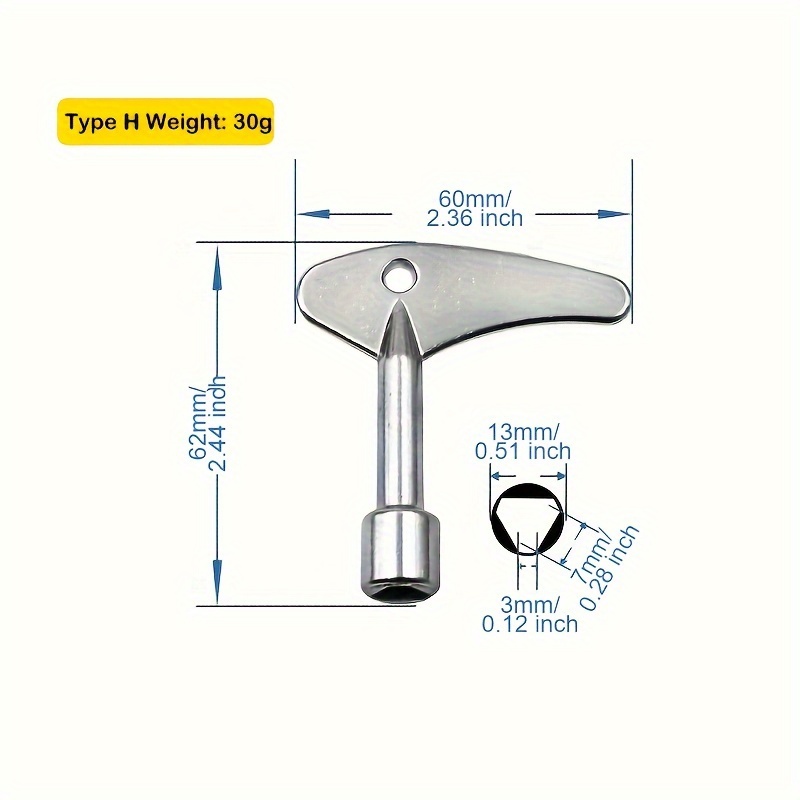 CJTO LLAVE TRIANGULAR PLASTICO