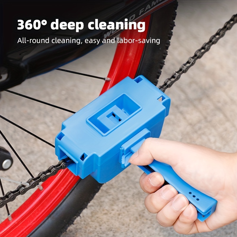 ThinkRider Portable Bicycle Chain Cleaner Bike Brushes Scrubber