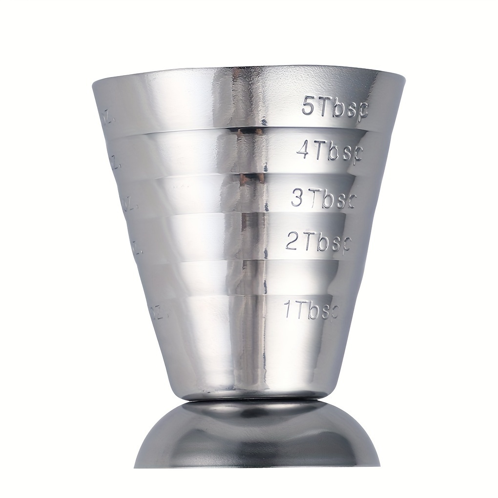 Measure Cup, Stainless Steel Cocktail Shot, Cocktail Measuring Cup