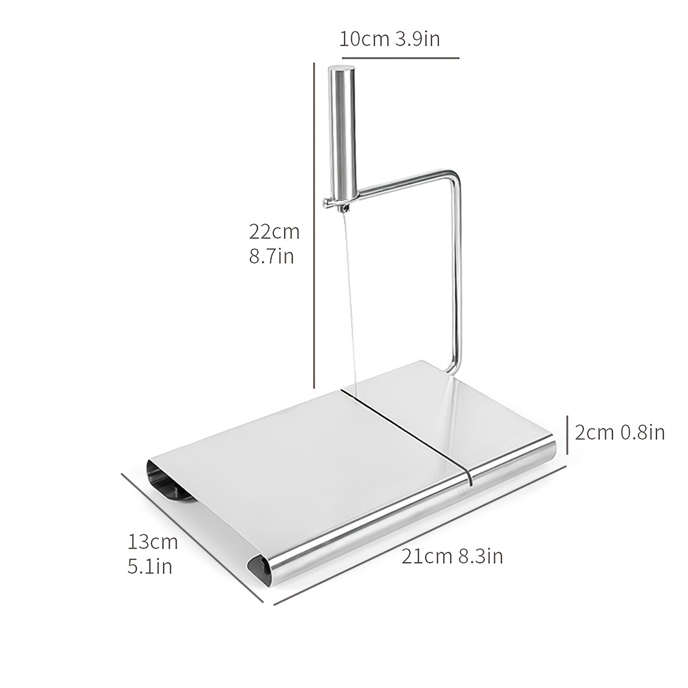 Cheese Cutter Slicing Tool Stainless Steel Cheese Slicer Multi