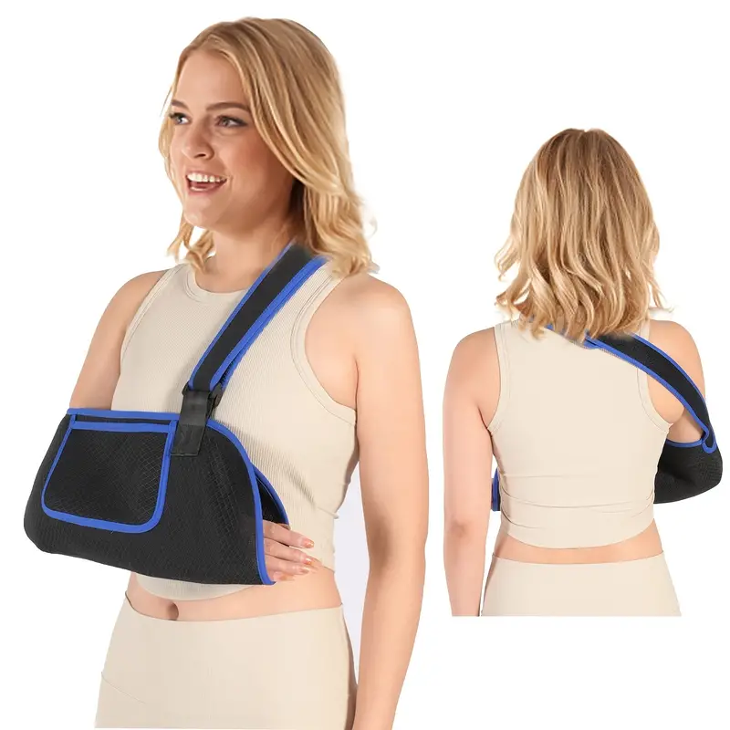 Foam Arm Sling Shoulder Immobilizer - Arm, Can Be Used During Sleep Rotator  Cuff Support- Adjustable Medical Brace for Broken & Fractured Bones,  Dislocation, Post Surgery PDAC L3660 : : Health 
