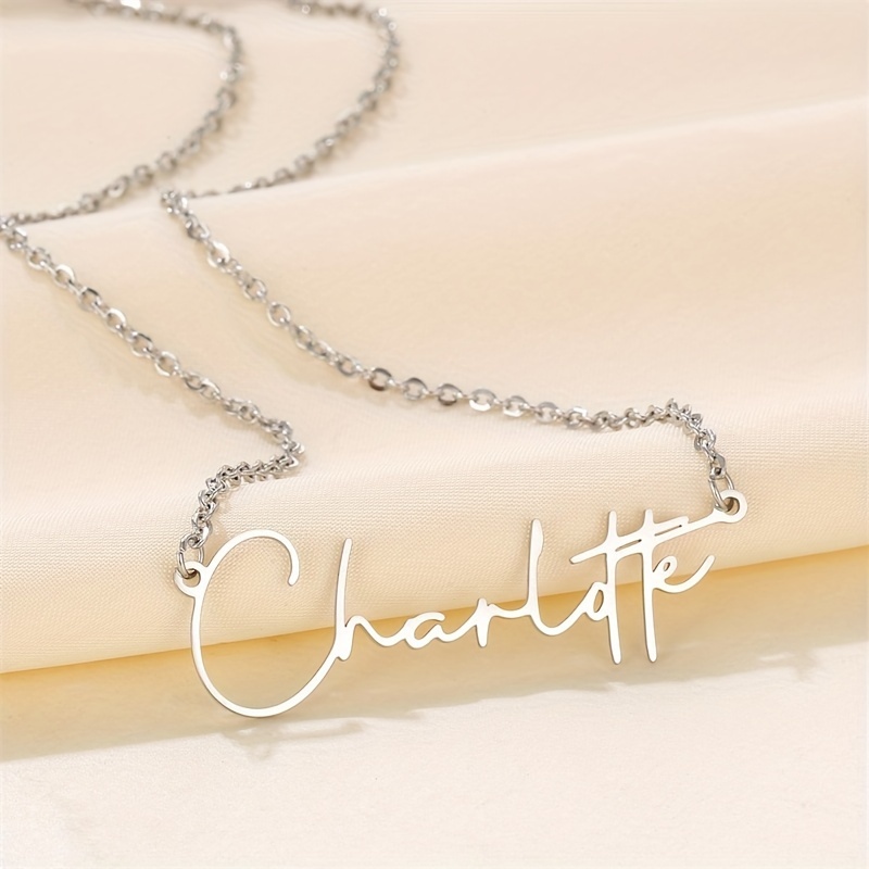 Personalized Name Necklaces Girls  Personalized Name Jewelry Gold