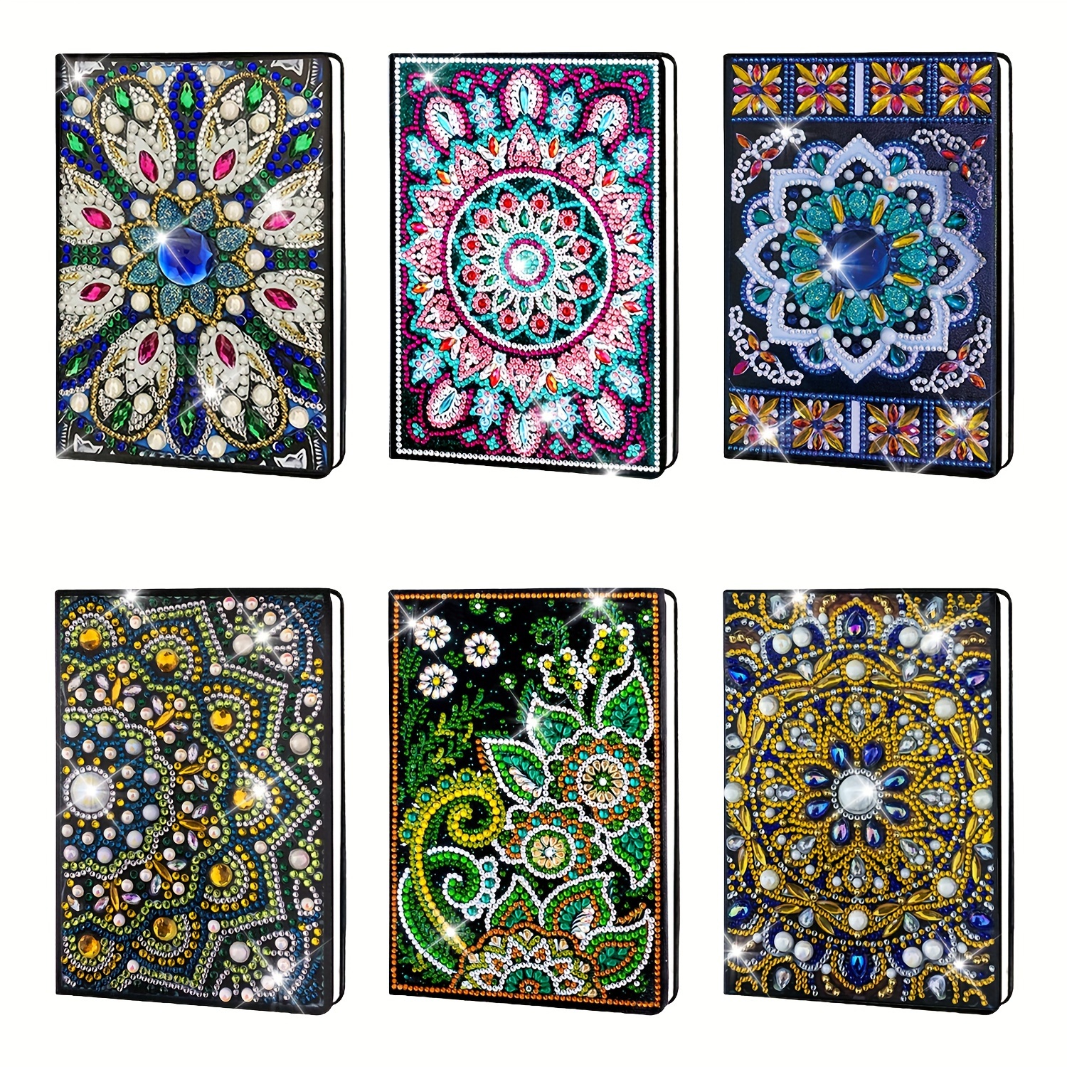 50 Pages Diamond Painting Notebook DIY Flower Mandala Special Shaped  Diamond Embroidery Cross Stitch A5 Notebook Diary Book - AliExpress