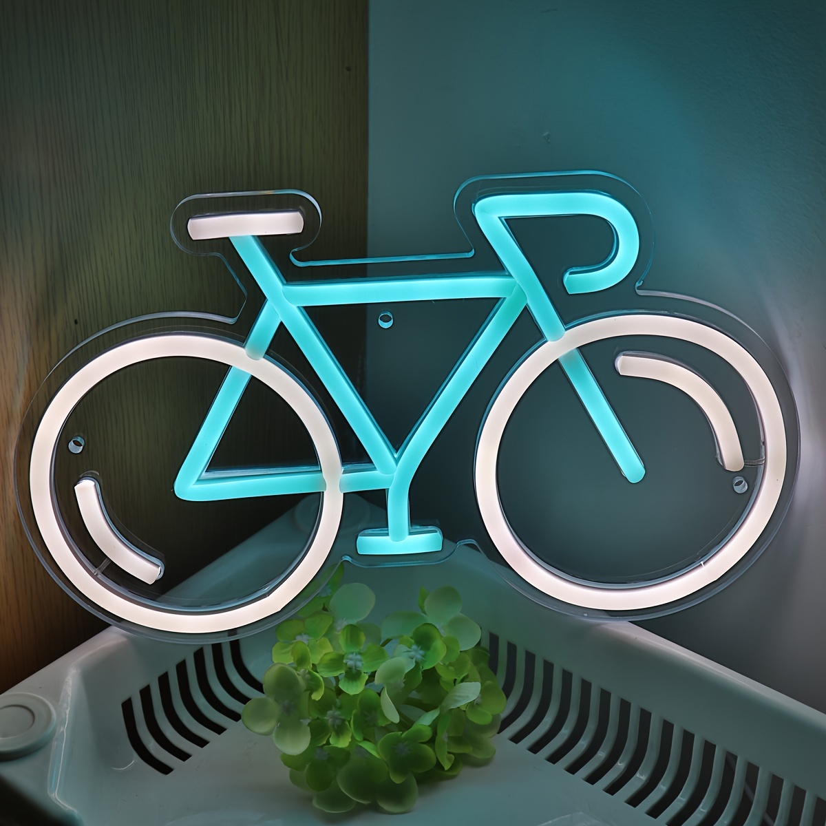 Luz LED De Neón Para Rueda De Bicicleta 3 Modos De Iluminación A Prueba De  Agua
