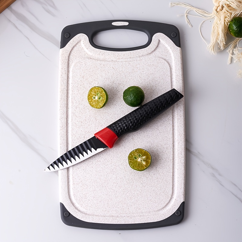 Plastic Cutting Board, Plastic Chopping Boards For Kitchen, Dishwasher Safe  Non-slip Plastic Cutting Board, Kitchen Tools - Temu