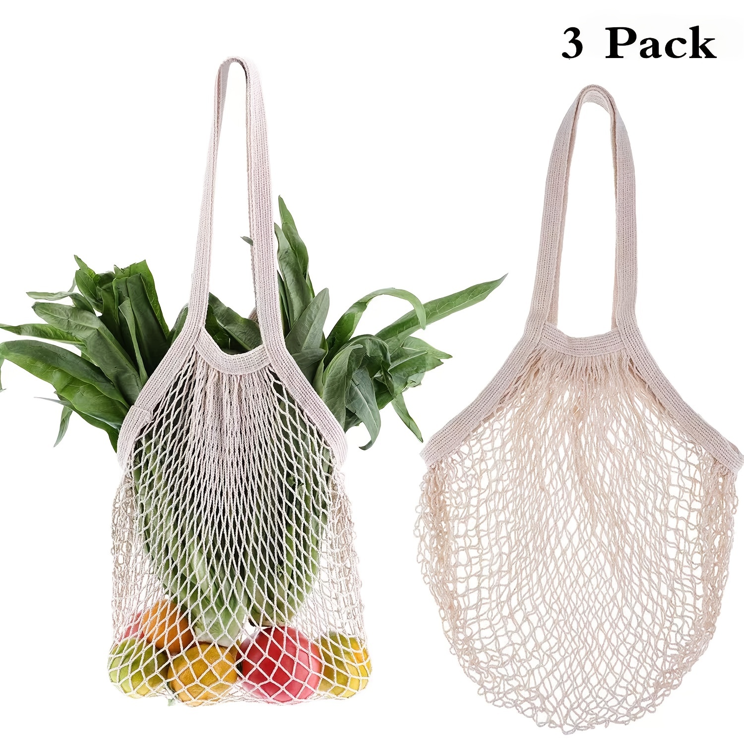 New Mesh String Shopping Bag Fashion Net Bag Reusable Fruit
