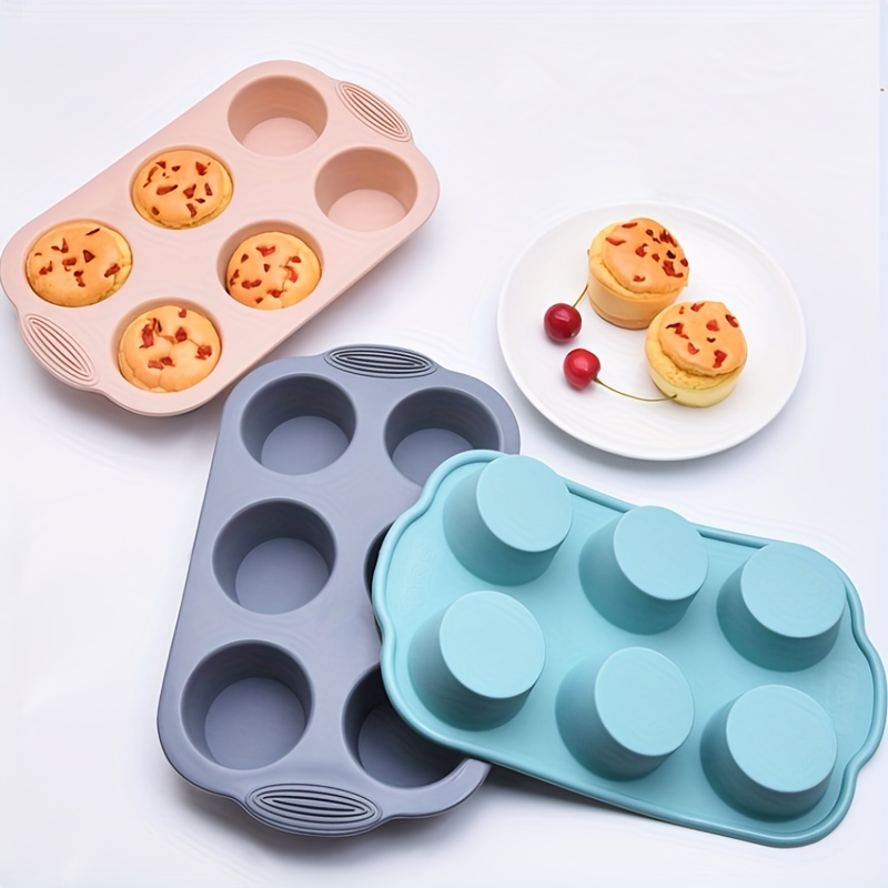 1pc 6 Grids Muffin Pan