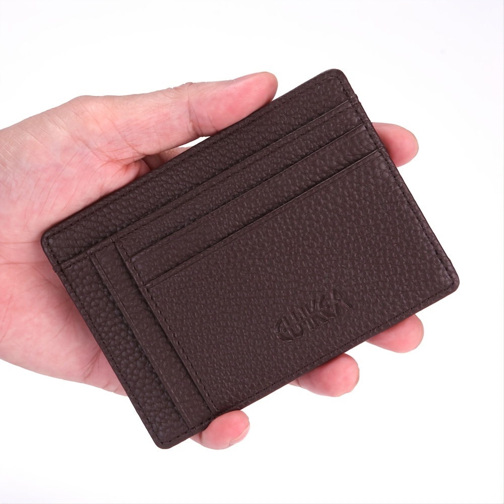 BOSS - Textured-leather wallet with zipped coin pocket