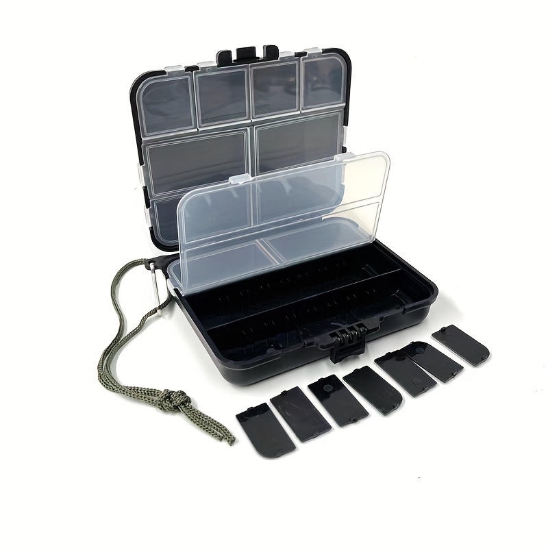 1pc Mini Fishing Lure Storage Case, Plastic Flying Fishing Tackle Box,  Fishing Accessories