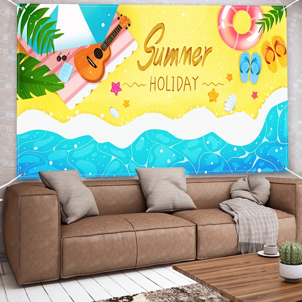 Beach Party Banner Summer Backdrop Beach Party Decorations - Temu