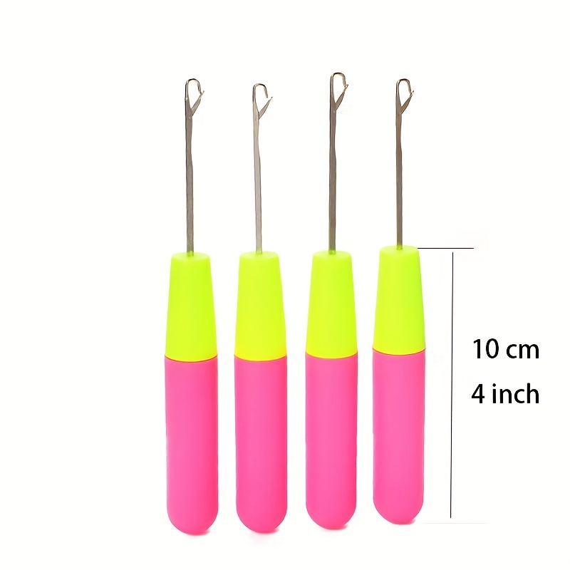 Plastic Handle Weaving Metal Crochet Hook Beginner Specialist