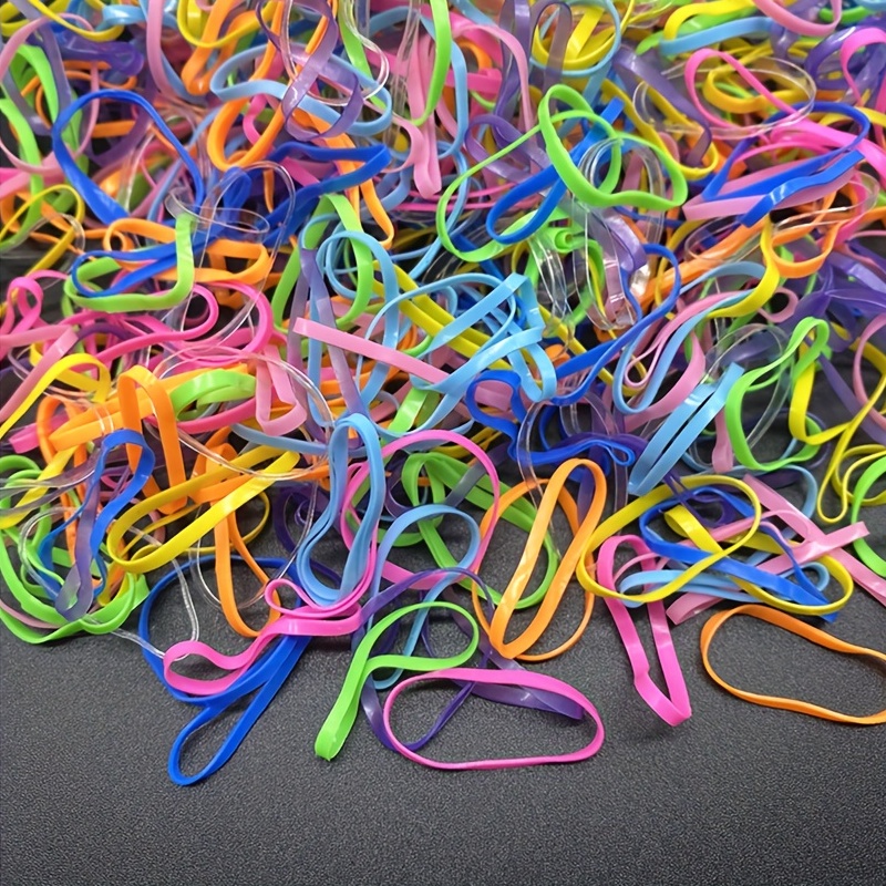 1 pack Rubberbands Durable Elastic TPU Rubber Band for School Home